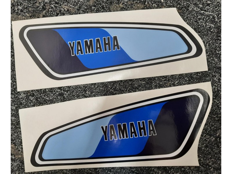 Yamaha dt125 1977 - Autocolantes para o depósito